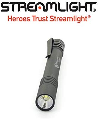 100 Lumens -Black Steamlights 66118 Stylus LED PenLight Mini Flashlight with Holster. Pocket Flashlight - MPR Tools & Equipment