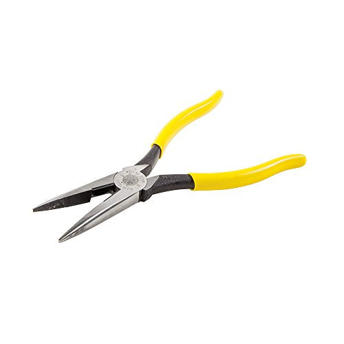Klein Tools D203-8 Linemans Pliers, Needle Nose Side Cutters, 8-Inch Alligator Pliers with Extended Handle - MPR Tools & Equipment
