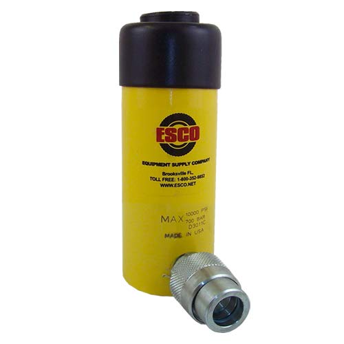 ESCO 10302 10 Ton Hydraulic Ram Cylinder, 4 in. Stroke - MPR Tools & Equipment