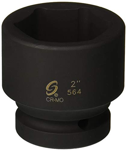Sunex 564 1" Drive Standard 6 Point Impact Socket 2" - MPR Tools & Equipment