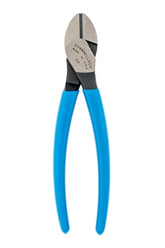 Channellock 337 Diagonal Cutters, 7 In, Blue, Gray - MPR Tools & Equipment