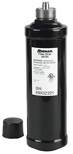 Robinair 34724 A/C Recycling Filter-Drier Spin-On Filter, Black - MPR Tools & Equipment