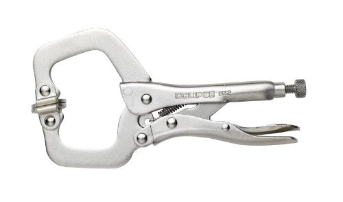 Eclipse E6SP Locking Pliers with Swivel Pads, Chrome Molybdenum Steel, 6" Size, 1-3/4" Jaw Capacity - MPR Tools & Equipment