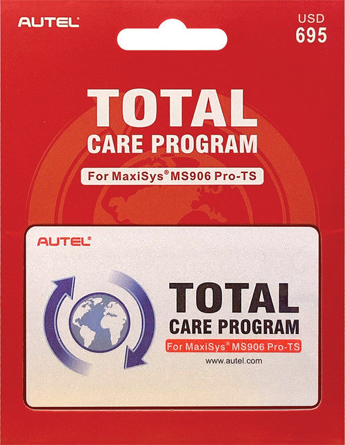 Programme Autel MS906PT1YRUP Total Care Garantie d'un an et extension de mise à jour logicielle pour MS906PROTS