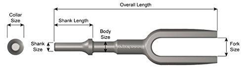 Ajax Tools Works A903-3/4 0.75" Fork Chisel - MPR Tools & Equipment