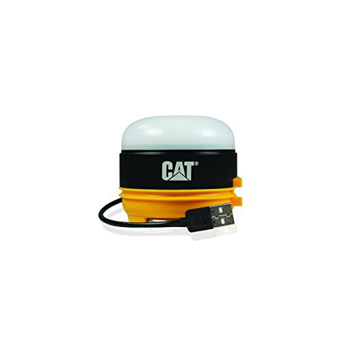 Cat Lights CT6525 200 lm Rechargeable Micro Utility Work Light with Magnetic Base. Black/Yellow - MPR Tools & Equipment