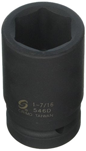 Sunex 546D 1" Drive Deep 6 Point Impact Socket 1-7/16" - MPR Tools & Equipment