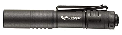 Streamlight MicroStream Ultra-compact Aluminum body with AAA alkaline battery. 3.5 Inch - 1.04 oz - 45 Lumens - 66318 - MPR Tools & Equipment