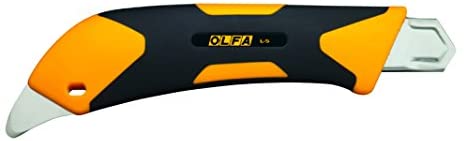 Olfa 1116110 L-5 Fiberglass Rubber Grip Ratchet-Lock Utility Knife - MPR Tools & Equipment
