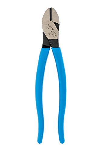 Channellock 338 8-Inch High Leverage Diagonal Cutting Plier | Knife and Anvil-Style Cutting Edge is Laser Heat-Treated for Extended Tool Life | Forged from High Carbon Steel | Made in the USA