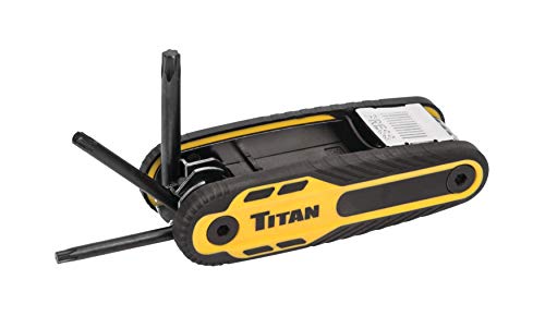 Titan 12772 8-Piece Locking Folding Star Key Set - MPR Tools & Equipment