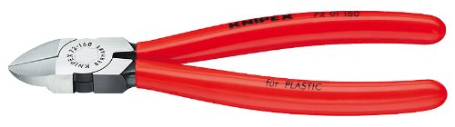 KNIPEX - 72 01 160 Tools - Diagonal Flush Cutter for Plastics (7201160) - MPR Tools & Equipment
