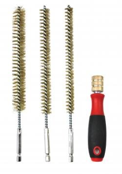 9 Inch Brass Bore Brushes 3Pc Set - MPR Tools & Equipment