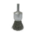 Weiler Carbon Steel Cup Brush - Shank Attachment - 1 in Dia - 0.014 in Bristle Dia & 22000 Max RPM - 36248 - MPR Tools & Equipment