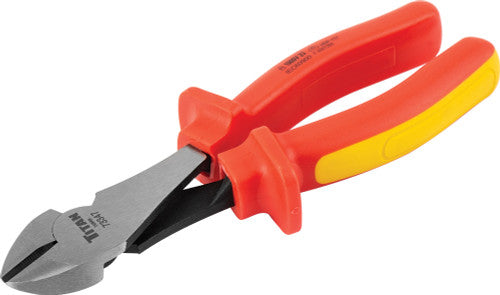 Titan Tools 73347 7" Insulated Extended Diagonal Cutting Pliers