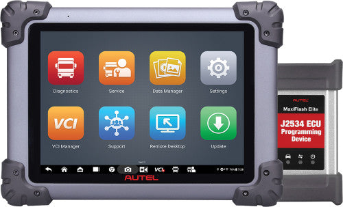 Autel MS908CVII MaxiSys MS908CVII Tablette de diagnostic et de service pour véhicules commerciaux avec couverture de classe 1 à 9