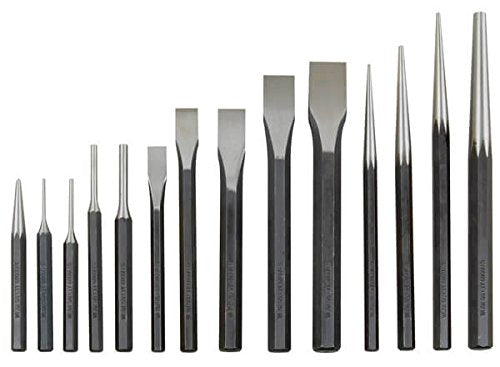 ATD Tools 714 Punch and Chisel Set, 14 Piece, 1 Pack - MPR Tools & Equipment
