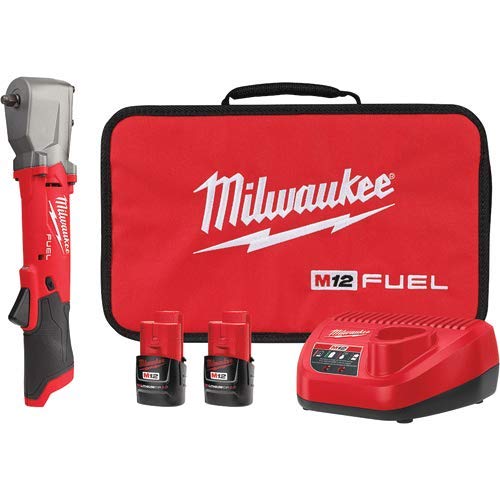 Milwaukee M12 FUEL 3/8" Right Angle Impact Wrench Kit - MPR Tools & Equipment