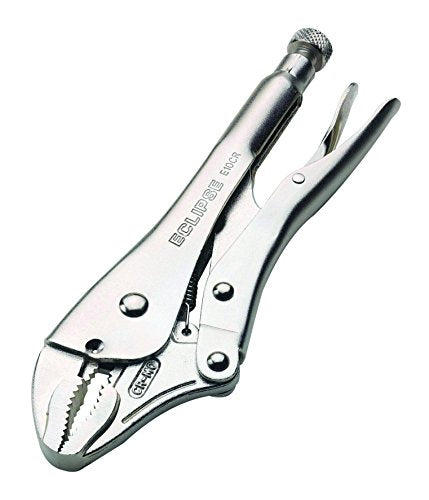 Eclipse E10CR Curved Jaw Locking Pliers, Chrome Molybdenum Steel, 10" Size, 1-7/8" Jaw Capacity - MPR Tools & Equipment