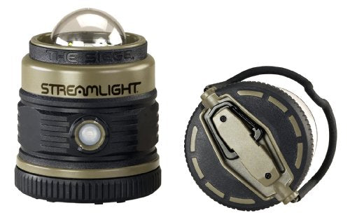 Streamlight 44931 Siege Compact, Cordless, 7.25" Alkaline Hand Lantern - Coyote - 540 Lumens - MPR Tools & Equipment