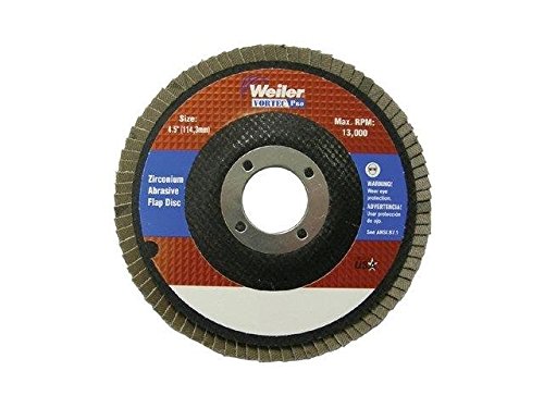 Weiler 31345 Flap Disc 60 Grit 4-1/2" Ty 29 (10 Pack) - MPR Tools & Equipment