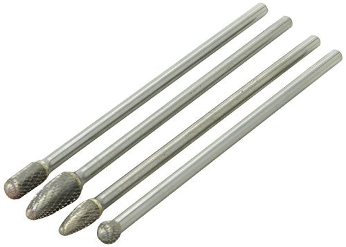 ATD Tools 8170 6" 4-Piece Shan Double Cut Carbide Burr Set - MPR Tools & Equipment