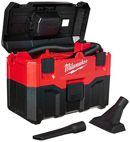 Milwaukee 0880-20 18-Volt Cordless Wet/Dry Vacuum, Red - MPR Tools & Equipment