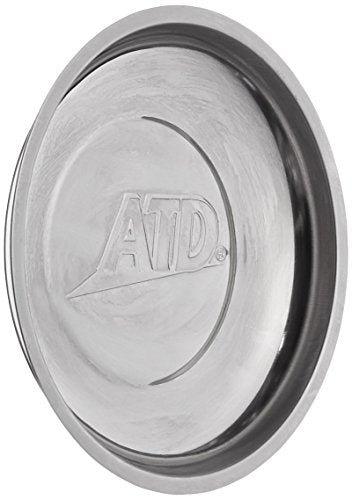 ATD Tools 8760 Stainless Steel Round Magnetic Parts Tray - MPR Tools & Equipment