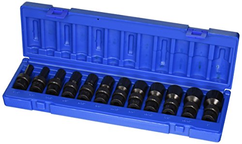 Grey Pneumatic 1212USD 3/8" Drive 12-Piece Semi-Deep SAE Universal Socket Set - MPR Tools & Equipment