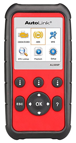 AutoLink AL609P Read and Erase Codes On Engine/SRS/ABS Systems, Updated Version of AL609, 1 Pack - MPR Tools & Equipment