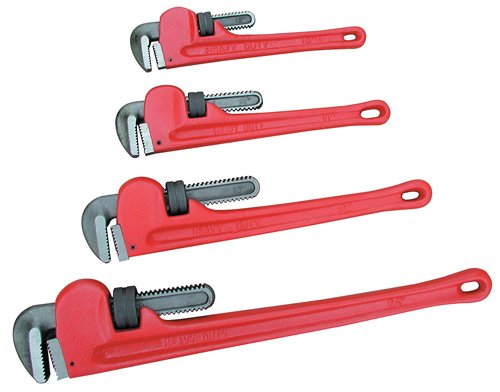 ATD Tools 625 4-Piece Pipe Wrench Set - MPR Tools & Equipment
