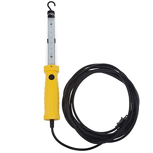 Bayco SL-2135 1,200 Lumen Corded LED Work Light w/Magnetic Hook, Yellow - MPR Tools & Equipment