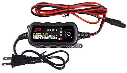 ATD Tools 5915 6V/12V Automatic 1.5A Battery Charger/Maintainer - MPR Tools & Equipment