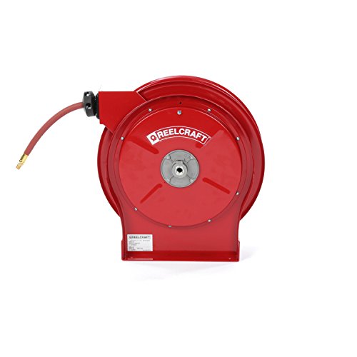 Reelcraft 5650 OLP 3/8-Inch by 50-Feet Spring Driven Hose Reel for Air/Water - MPR Tools & Equipment
