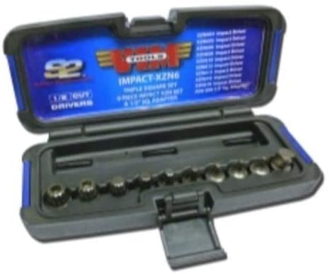 Vim Tools VIMIMPACT-XZN6 Half Cut Stubby XZN Set-3/8" Square Drive - MPR Tools & Equipment