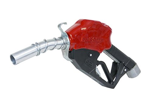 Fill-Rite N100DAU12 1" 5-25 GPM (19-95 LPM) Automatic Fuel Nozzle with Hook (Red) - MPR Tools & Equipment