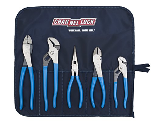 Channellock TOOL ROLL-2 Technician's Plier Set with Tool Roll, 5-Piece - MPR Tools & Equipment