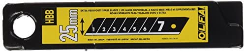 Olfa World Kitchen HBB-20B Snap-Off Ultra Sharp Black Blades. 20-Pack - MPR Tools & Equipment