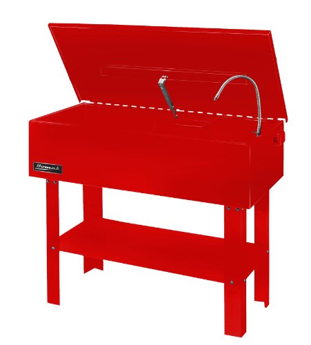 Homak 40-Gallon Parts Washer, Red, RD00840450 - MPR Tools & Equipment