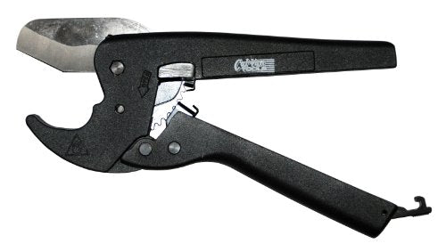 Cal-Van Tools 767 Ratcheting Tubing/PVC Cutter , Black - MPR Tools & Equipment