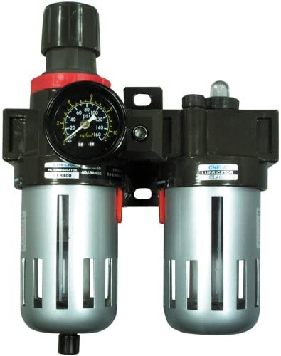 Astro Pneumatic 2616 3/8" Filter/Regulator And Lubricator With Gauge - MPR Tools & Equipment