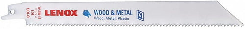 LENOX 20580810R Bi Metal Reciprocating Blade 10/14T 8". 5 Pack - MPR Tools & Equipment