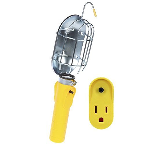 Bayco 40' Retractable Cord Reel w/4 Outlets (15Amp), Yellow SL-8904-40