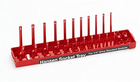 Hanson Global, Inc. 1401 1/4-Inch Drive SAE Socket Holder - MPR Tools & Equipment