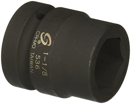 Sunex 536 1"Drive Standard 6 Pt. Impact Socket 1-1/8" - MPR Tools & Equipment
