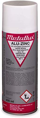 70-42 Alu-Zinc Spray Metaflux Corrosion Proof Repair Galvanized Surfaces Quick Drying Restores Luster Maintains Appearance (1) - MPR Tools & Equipment