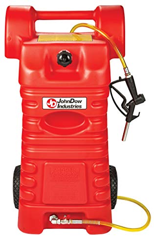 Fuel Cart FC-25PFC 25-Gallon Gravity Feed Gas Caddy, Red - MPR Tools & Equipment