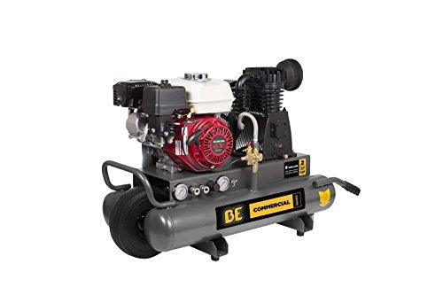 BE Pressure AC658HB 10 Gallon Wheeled Gas Compressor - MPR Tools & Equipment