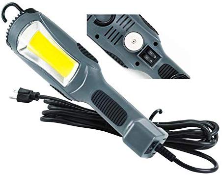Worlds First Dual Brightness. 2000/1000 Lumen LED Auto Repair Shop Garage Work Light Alert Stamping KTN5515G - MPR Tools & Equipment