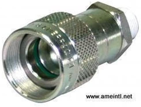 AME International 16060 10 000 psi (700 bar) High Flow Ram Half Coupler 3/8" NPT - MPR Tools & Equipment